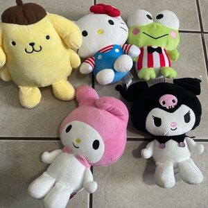 Sanrio and friends set of 5 plushes